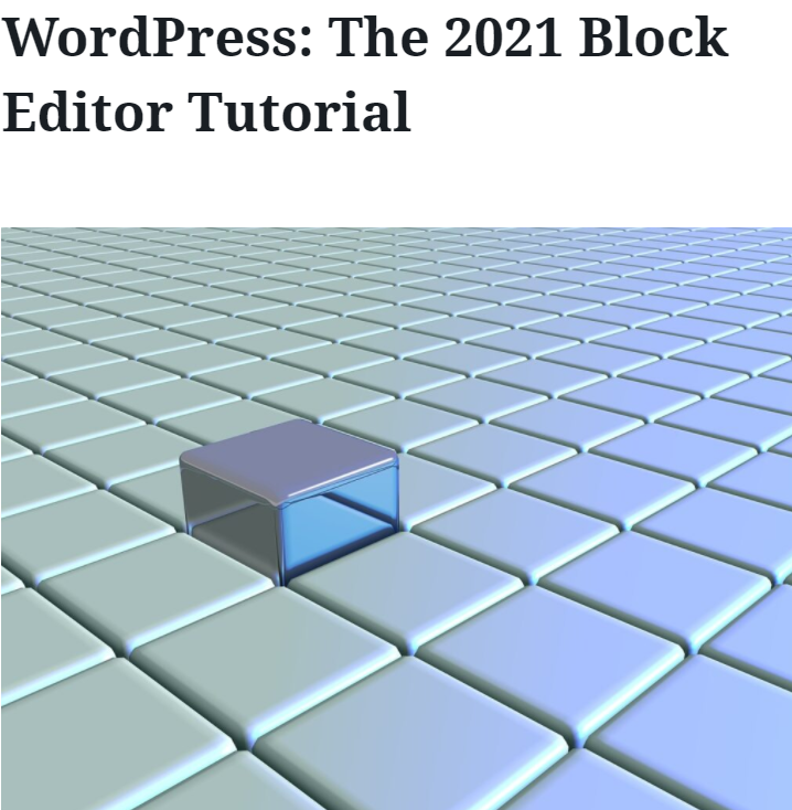 WordPress blocks can be customized to your liking