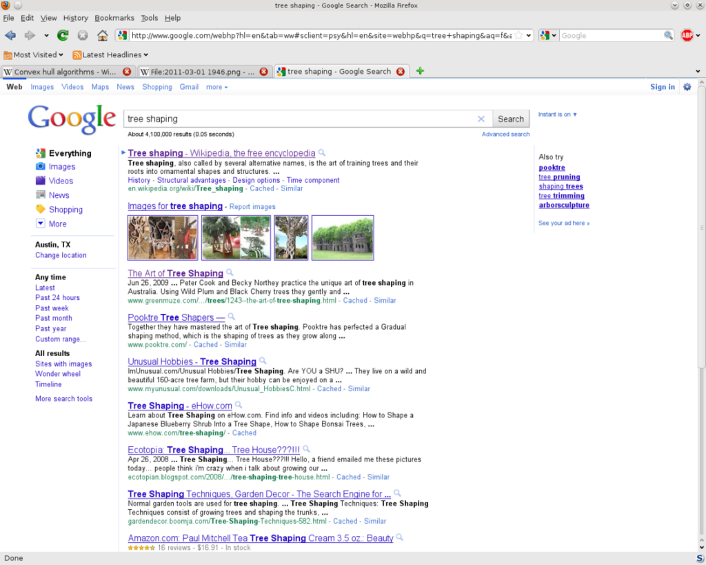 Google result page one